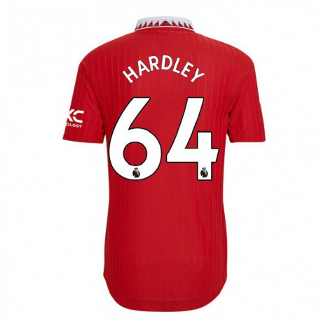 Kandiny Kinder Bjorn Hardley #64 Rot Heimtrikot Trikot 2022/23 T-shirt