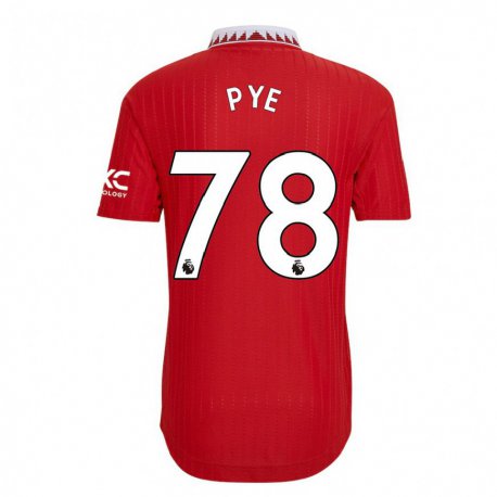 Kandiny Kinder Logan Pye #78 Rot Heimtrikot Trikot 2022/23 T-shirt