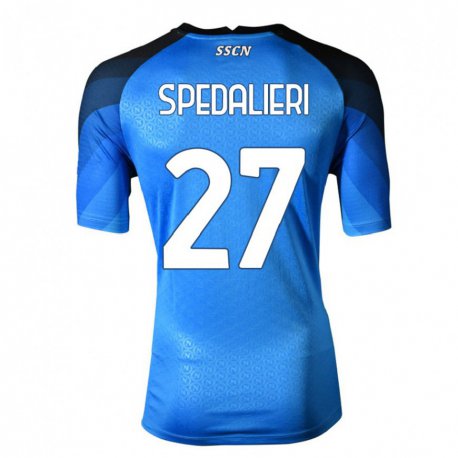 Kandiny Kinder Johnatan Andrea Spedalieri #27 Dunkelblau Grau Heimtrikot Trikot 2022/23 T-shirt