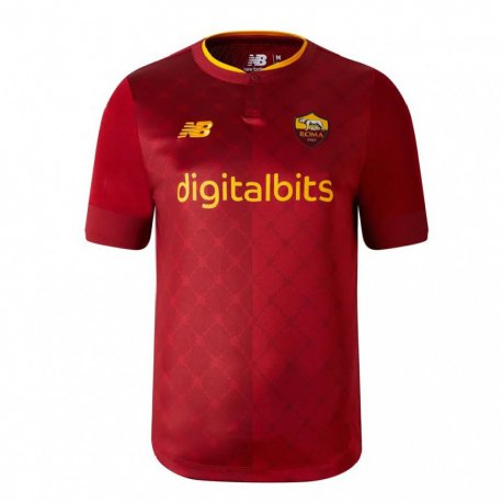 Kandiny Kinder Ihren Namen #0 Rotbraun Heimtrikot Trikot 2022/23 T-shirt