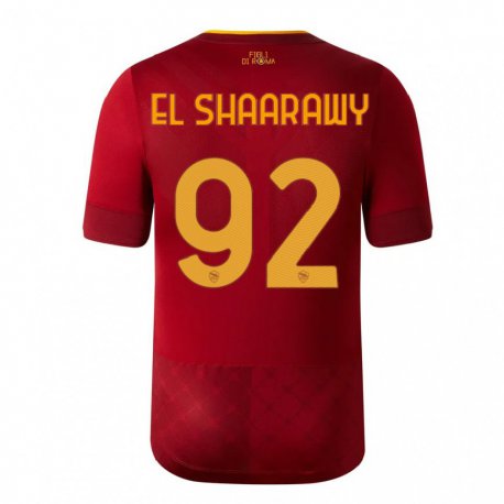 Kandiny Kinder Stephan El Shaarawy #92 Rotbraun Heimtrikot Trikot 2022/23 T-shirt
