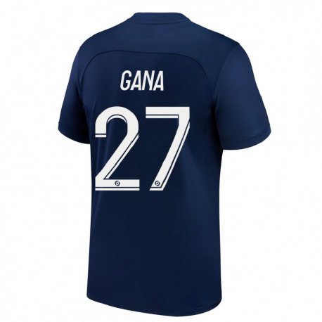 Kandiny Kinder Idrissa Gana Gueye #27 Dunkelblau Rot Heimtrikot Trikot 2022/23 T-shirt