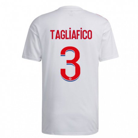 Kandiny Kinder Nicolas Tagliafico #3 Weiß Blau Rot Heimtrikot Trikot 2022/23 T-shirt
