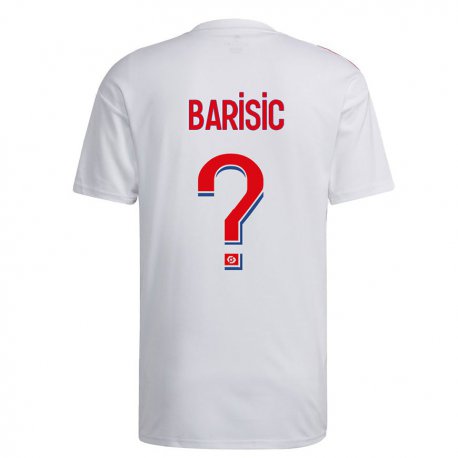 Kandiny Kinder Teo Barisic #0 Weiß Blau Rot Heimtrikot Trikot 2022/23 T-shirt