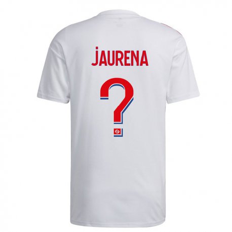 Kandiny Kinder Ines Jaurena #0 Weiß Blau Rot Heimtrikot Trikot 2022/23 T-shirt