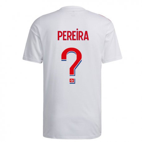 Kandiny Kinder Mateo Pereira #0 Weiß Blau Rot Heimtrikot Trikot 2022/23 T-shirt