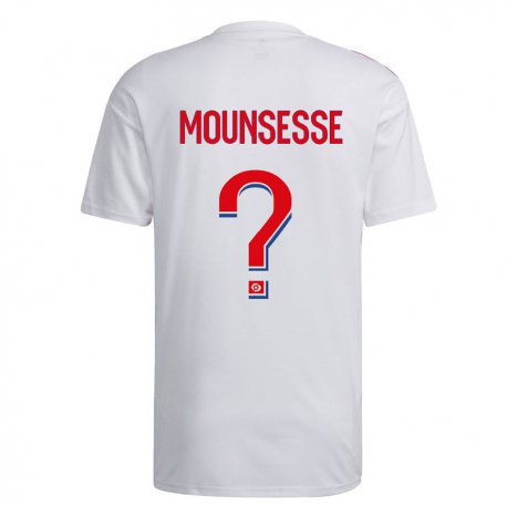 Kandiny Kinder Jeremy Mounsesse #0 Weiß Blau Rot Heimtrikot Trikot 2022/23 T-shirt