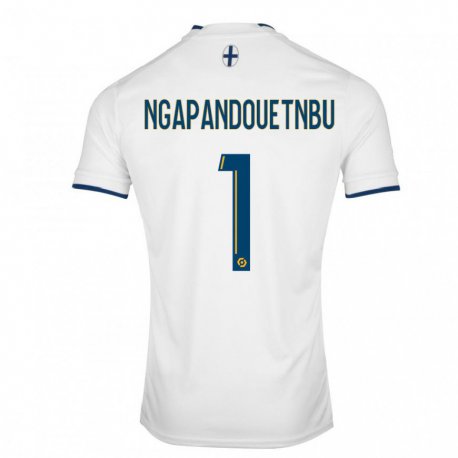 Kandiny Kinder Simon Ngapandouetnbu #1 Weißer Saphir Heimtrikot Trikot 2022/23 T-shirt