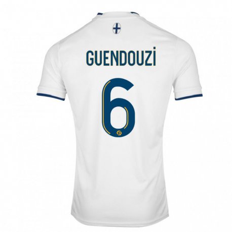 Kandiny Kinder Matteo Guendouzi #6 Weißer Saphir Heimtrikot Trikot 2022/23 T-shirt
