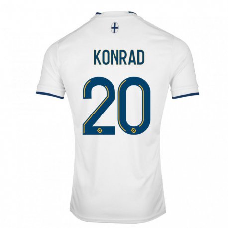 Kandiny Kinder Konrad De La Fuente #20 Weißer Saphir Heimtrikot Trikot 2022/23 T-shirt