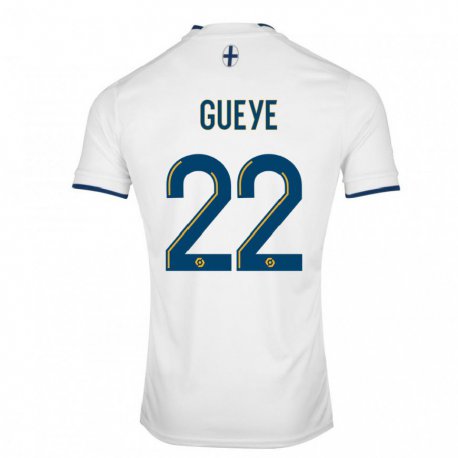 Kandiny Kinder Pape Gueye #22 Weißer Saphir Heimtrikot Trikot 2022/23 T-shirt