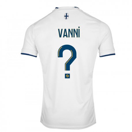 Kandiny Kinder Fabio Vanni #0 Weißer Saphir Heimtrikot Trikot 2022/23 T-Shirt