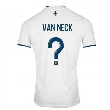 Kandiny Kinder Jelle Van Neck #0 Weißer Saphir Heimtrikot Trikot 2022/23 T-shirt