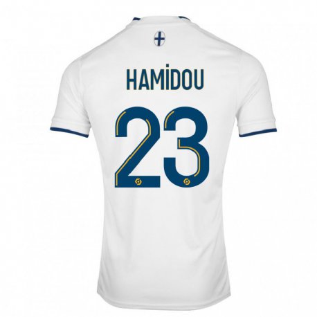 Kandiny Kinder Jamila Hamidou #23 Weißer Saphir Heimtrikot Trikot 2022/23 T-shirt