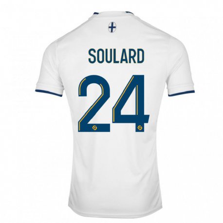 Kandiny Kinder Amandine Soulard #24 Weißer Saphir Heimtrikot Trikot 2022/23 T-shirt