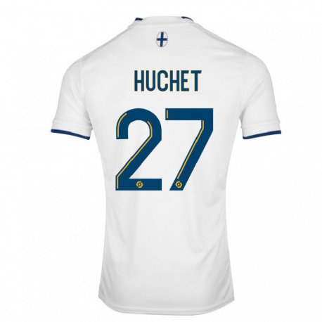 Kandiny Kinder Sarah Huchet #27 Weißer Saphir Heimtrikot Trikot 2022/23 T-shirt