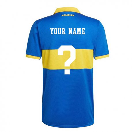 Kandiny Kinder Ihren Namen #0 Olympiagelb Heimtrikot Trikot 2022/23 T-shirt