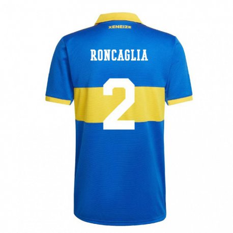 Kandiny Kinder Facundo Roncaglia #2 Olympiagelb Heimtrikot Trikot 2022/23 T-shirt