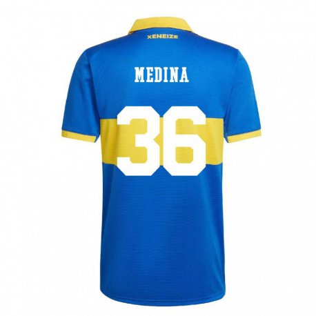 Kandiny Kinder Cristian Medina #36 Olympiagelb Heimtrikot Trikot 2022/23 T-shirt