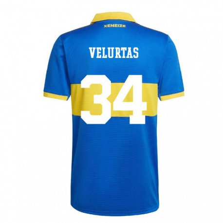 Kandiny Kinder Pedro Velurtas #34 Olympiagelb Heimtrikot Trikot 2022/23 T-shirt