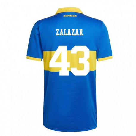 Kandiny Kinder Maximiliano Zalazar #43 Olympiagelb Heimtrikot Trikot 2022/23 T-shirt