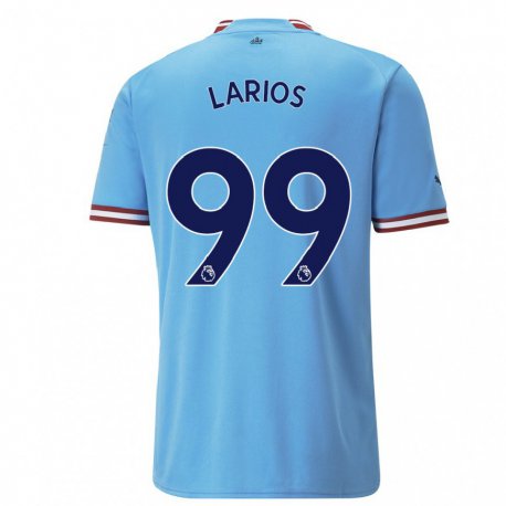 Kandiny Kinder Juan Larios #99 Blau Rot Heimtrikot Trikot 2022/23 T-shirt