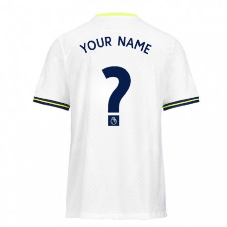 Kandiny Kinder Ihren Namen #0 Weiß Grün Heimtrikot Trikot 2022/23 T-shirt