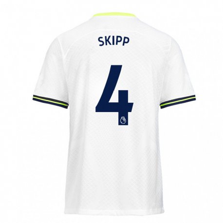 Kandiny Kinder Oliver Skipp #4 Weiß Grün Heimtrikot Trikot 2022/23 T-shirt