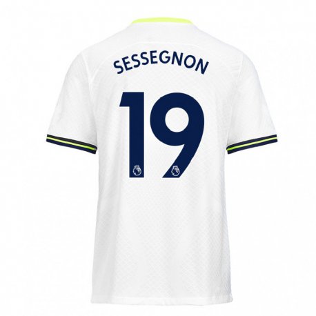 Kandiny Kinder Ryan Sessegnon #19 Weiß Grün Heimtrikot Trikot 2022/23 T-shirt
