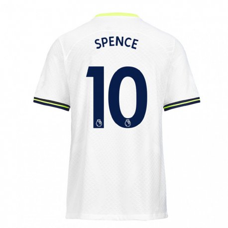 Kandiny Kinder Drew Spence #10 Weiß Grün Heimtrikot Trikot 2022/23 T-shirt