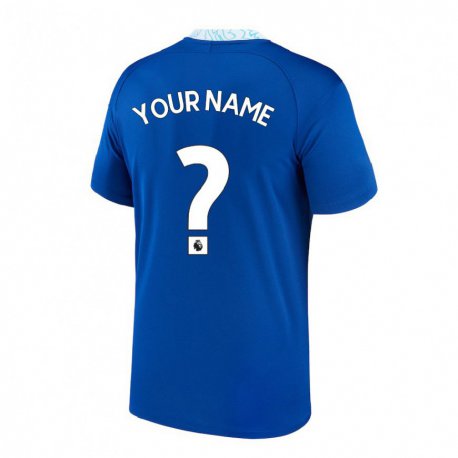 Kandiny Kinder Ihren Namen #0 Dunkelblau Heimtrikot Trikot 2022/23 T-shirt