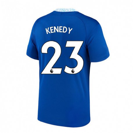 Kandiny Kinder Robert Kenedy #23 Dunkelblau Heimtrikot Trikot 2022/23 T-shirt