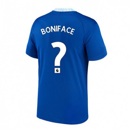 Kandiny Kinder Somto Boniface #0 Dunkelblau Heimtrikot Trikot 2022/23 T-shirt