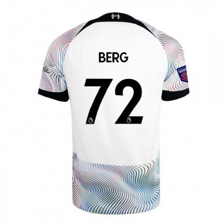 Kandiny Kinder Sepp Van Den Berg #72 Weiß Bunt Auswärtstrikot Trikot 2022/23 T-shirt