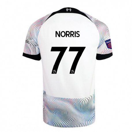 Kandiny Kinder James Norris #77 Weiß Bunt Auswärtstrikot Trikot 2022/23 T-shirt