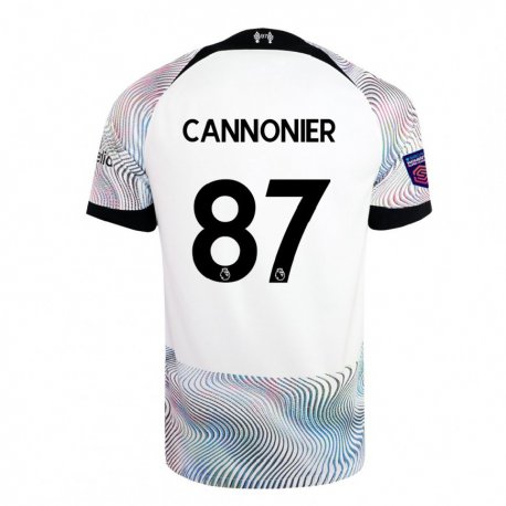 Kandiny Kinder Oakley Cannonier #87 Weiß Bunt Auswärtstrikot Trikot 2022/23 T-shirt