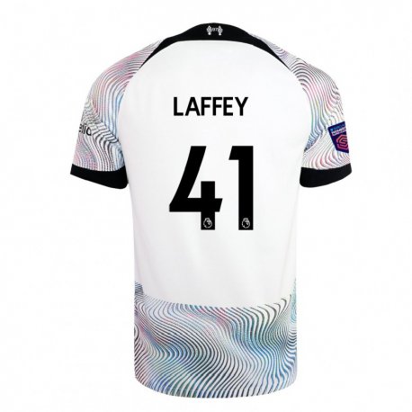 Kandiny Kinder Michael Laffey #41 Weiß Bunt Auswärtstrikot Trikot 2022/23 T-shirt