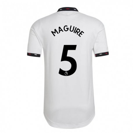 Kandiny Kinder Harry Maguire #5 Weiß Auswärtstrikot Trikot 2022/23 T-shirt