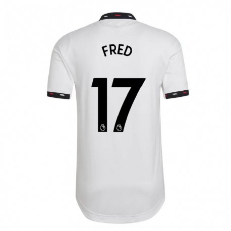 Kandiny Kinder Fred #17 Weiß Auswärtstrikot Trikot 2022/23 T-shirt