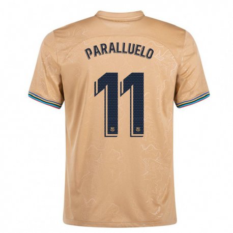 Kandiny Kinder Salma Paralluelo #11 Gold Auswärtstrikot Trikot 2022/23 T-shirt