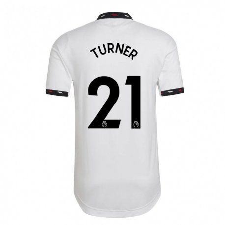 Kandiny Kinder Millie Turner #21 Weiß Auswärtstrikot Trikot 2022/23 T-shirt