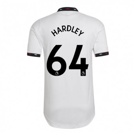 Kandiny Kinder Bjorn Hardley #64 Weiß Auswärtstrikot Trikot 2022/23 T-shirt