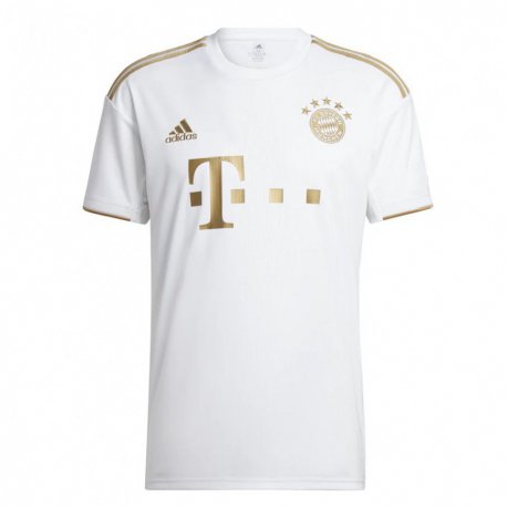 Kandiny Kinder Paul Scholl #15 Weißes Gold Auswärtstrikot Trikot 2022/23 T-shirt