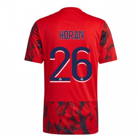 Kandiny Kinder Lindsey Horan #26 Roter Raum Auswärtstrikot Trikot 2022/23 T-shirt