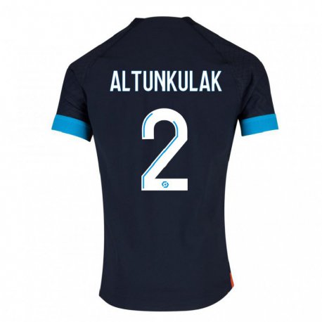 Kandiny Kinder Selen Altunkulak #2 Schwarz Olympia Auswärtstrikot Trikot 2022/23 T-shirt
