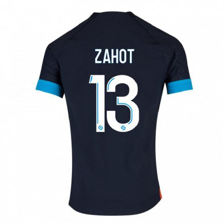 Kandiny Kinder Sarah Zahot #13 Schwarz Olympia Auswärtstrikot Trikot 2022/23 T-shirt