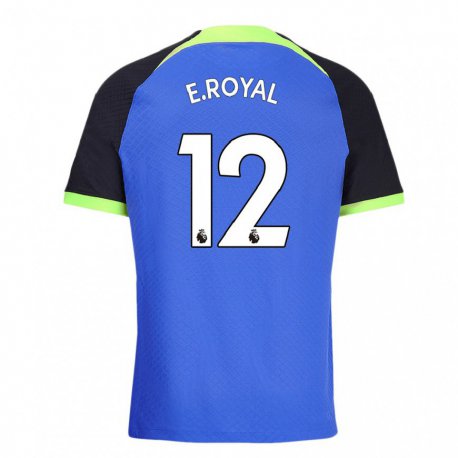 Kandiny Kinder Emerson Royal #12 Blau Grün Auswärtstrikot Trikot 2022/23 T-shirt