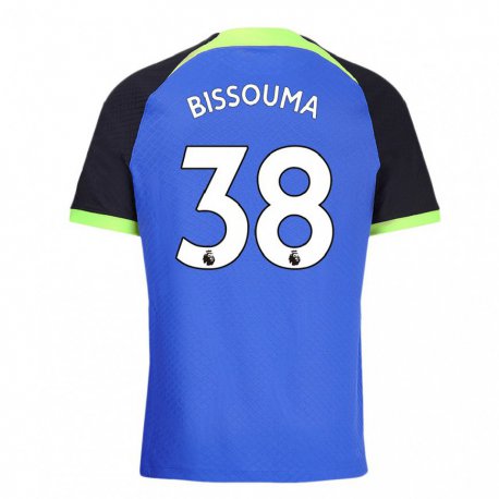 Kandiny Kinder Yves Bissouma #38 Blau Grün Auswärtstrikot Trikot 2022/23 T-shirt