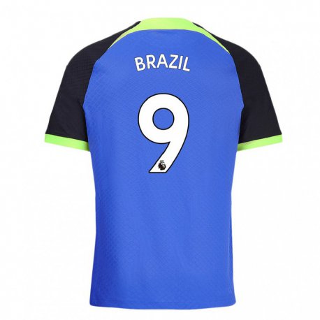 Kandiny Kinder Ellie Brazil #9 Blau Grün Auswärtstrikot Trikot 2022/23 T-shirt