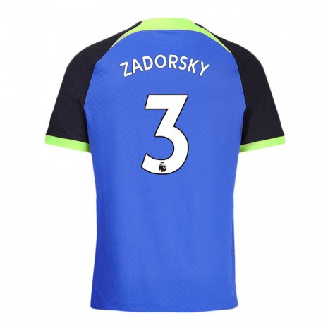 Kandiny Kinder Shelina Zadorsky #3 Blau Grün Auswärtstrikot Trikot 2022/23 T-shirt